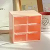 Caja de Almacenamiento con Cajones de Rejilla Transparente Caja de Almacenamiento para Papelería de Escritorio, Cuentas Perler, Cuentas de Hilo, Suministros para Manualidades DIY Caja de Almacenamiento Venta al por Mayor