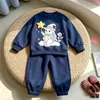 Conjunto Dulce Infantil de Primavera y Otoño 2026 Moda Nuevo Estilo Conjunto de Sudadera para Niños y Niñas Ropa de Dos Piezas de Primavera para Niños