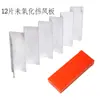 Paravientos Plegable de Aleación de Aluminio para Exteriores Estufa de Camping Estufa de Cartucho Placa a Prueba de Viento para Recoger Calor 8/10/12/14