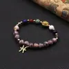 Comercio Exterior Transfronterizo Moda Pulseras de las Doce Constelaciones Pulseras de Piedra Natural de los Ocho Planetas Pulseras de las 12 Constelaciones Más Vendidas Venta al por Mayor