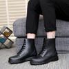 Zapatos de Lluvia Cortos con Cordones para Pareja Coreana Moda Martin Botas de Lluvia Nuevas Zapatos para Dos Usos Soleado y Lluvioso Botas de Agua para Motocicleta Zapatos de Goma
