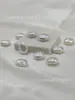Perla Mabe Tianyu Barroca Imitación Japonesa Alto Brillo Bombilla Pequeña Espejo Agujero Recto Accesorios de Perlas DIY Shijia