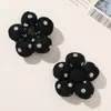 Ins estilo pastoral coreano tela tridimensional rellena de algodón flor de cinco pétalos pinza de garra diy accesorios para el cabello de mujer broche adornos para accesorios de ropa