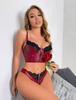 Lingerie Sexy Personalizada Transfronteiriça Mais Vendida de PU com Zíper Conjunto de Lingerie Sexy para Mulheres