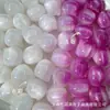 Urso Resinado com Cabeça de Gato e Patas de Gato que Mudam de Cor com Luz UV, Pulseira com Contas Espaçadoras para Celular, Acessórios para Corrente de Celular DIY Feita à Mão