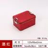 Latas em estoque, latas quadradas série cor dopamina com fechos, latas quadradas com fechos para doces de casamento e bolos de abacaxi