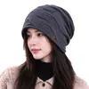 Gorro de Punto Holgado a la Moda Estilo Coreano para Mujer, Cálido para Otoño/Invierno, Protección contra el Frío, Gorro para Proteger los Oídos