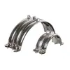 Abrazadera fuerte de acero inoxidable Aro fuerte para manguera europeo Fontanería de ingeniería Instalación Accesorios para tuberías de drenaje Accesorios de ferretería