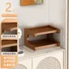 Estante de Almacenamiento Portavasos de Mesa, Estante Estrecho Pequeño para Tazas de Té de Encimera de Mesa de Comedor, Portavasos de Doble Capa, Estante de Almacenamiento para Juego de Té de Escritorio