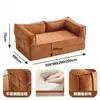 Sofá cama de doble propósito para sala de estar, hogar, apartamento de alquiler, sofá comprimido para siesta, sofá perezoso, sofá plegable reclinable