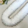 Ribete de Piel Sintética de Mapache de 8 cm para Sombreros, Ropa de Algodón, Hanfu, Cuellos de Piel, Zapatos, Botas, Capas y Accesorios de Ropa, Al por Mayor en Stock