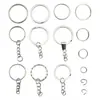 Llaveros de metal al por mayor de fábrica, llaveros lisos y pulidos, accesorios de ferretería decorativos para bolsos, ropa y equipaje