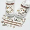 Amuletos para Zapatos Croc, Accesorios para Mujer, Clips para Zapatos DIY, Decoraciones 3D con Pedrería, Clips Desmontables, Estilo de Moda de Influencers