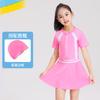 Crianças Swimwear Swimwear Swimming Training Suit Meninos e Meninas Mesmo macio Quick-drying Tecido one-piece Swimwear Atacado