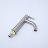 Suministrado Directamente por el Fabricante, Grifo para Lavabo de Acero Inoxidable 304, Grifo para Lavabo de Baño de Agua Fría Única, Diseño Moderno y Sencillo