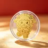 Año de la Oveja Oro Puro 999 Tener Dinero para Gastar Pegatina para Teléfono Móvil de Oro Pegatina de Lámina de Oro de Oveja Pequeña Tienda Tráfico de Transmisión en Vivo Controlador de Tráfico Fábrica de Productos Al por Mayor
