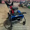 Máquina desmalezadora de gasolina autopropulsada de tracción en las cuatro ruedas multifuncional pequeña para uso doméstico desmalezado huerto maíz aflojamiento de tierra zanjado