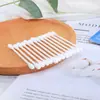 Fábrica no Exterior Customizado Cotonetes Descartáveis de Algodão em Embalagens Blister, 625 Peças, com Dois Hastes de Papel, para Limpeza e Higiene