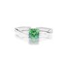 Anillo Liso de Plata Esterlina S925 Anillo de Diamante Cuadrado de Piedra de Alto Carbono para Mujer Estilo Frío Ins de Lujo Ligero Nicho Anillo Abierto Simple para Mujer