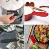 En stock Clip para Oreja de Olla Silicona Aislante de Calor Antideslizante Pinza para Mano Cubierta de Asa de Olla Pinza de Mano de Cocina Cubierta Multifuncional para Oreja de Olla
