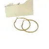 Pendientes de Aro Exagerados Simples Estilo Coreano para Mujer Elegantes Versátiles Elegantes de Lujo Ligero Pendientes de Oreja Moda Pendientes con Sentido de Alta Gama
