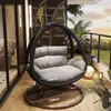 Cadeira de Cesto Suspensa para Exterior, Cadeira Baloiço Ninho de Pássaro para Casa, Cadeira de Rattan, Baloiço Duplo para Jardim, Rede de Descanso para Interior, Sofá Preguiçoso para Varanda