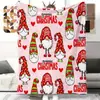 Quarto de Natal Transfronteiriço Dormir Flanela Quente Sala de Estar Casa Venda Quente Impresso Confortável Cobertor Manta Cartoon