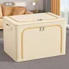 Caja de Almacenamiento de Ropa Gran Capacidad Armario Ropa Edredón Caja de Almacenamiento Artefacto Caja de Almacenamiento Plegable de Tela para el Hogar
