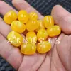 Contas Fluorescentes Flutuantes para Água Salgada de Cera de Abelha Barril Contas Soltas Amarelo Óleo de Galinha Artificial Cera de Abelha Coluna Reta Pulseira DIY Contas para Joias