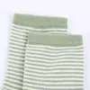 Meias Listradas Infantis para Meninas, Meias Versáteis da Moda de Cano Médio, Meias Listradas Coloridas Estilo Ins, Meias Criativas Finas de Cano Médio