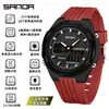 Sanda Live Venta Caliente Reloj Deportivo Pantalla Hora Mundial Cronógrafo Multifuncional Reloj Electrónico para Hombre Impermeable para Mujer