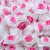 F Rosas de Espuma Bicolor Simuladas Decoración para Fotografía de Boda Material para Corona DIY Hecho a Mano Bicolor