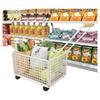 Carrito de Compras Portátil para Comestibles, Uso en el Hogar, Recogida de Mensajería, Carrito Ligero para Personas Mayores, Carrito de Arrastre para Mascotas