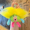 Lindo llavero de cordero de peluche, muñeco de peluche, colgante para bolso de pareja, juguete de máquina de peluches, accesorio de regalo