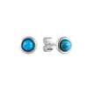 Pendientes de Hueso de Oreja Suave Turquesa Transfronterizos Europeos y Americanos Más Vendidos Moda Sencillo Gama Alta Accesorios para Orejas Estilo Ins Versátil para Mujer