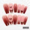 24 PIEZAS Colección de Arte para Uñas Bestseller Transfronterizo Navidad Halloween Flor Uñas Portátiles Ojo de Gato Halloween Piezas de Uñas Portátiles