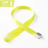 Lanyard con permiso de trabajo aleación de aluminio gancho transparente cuerda para insignia lanyard tarjeta de identificación de empleado se puede imprimir logo especial para exposiciones