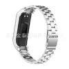 Adequado para Samsung Galaxy Fit2 pulseira de metal Samsung R220 pulseira de três elos pulseira de aço inoxidável corrente da moda