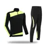 Jaquetas Esportivas de Treinamento de Futebol de Manga Longa para Outono e Inverno para Crianças e Adultos, Uniformes com Aparência de Futebol com Designs Impressos e Bordados