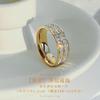 Anillo Gympani 925 para Mujer Diseño Nicho Anillo para Pareja Anillo Lleno de Diamantes Anillo para Mujer Estilo Frío de Moda ins Anillo para Comer
