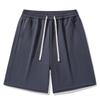 Shorts de Verano 2025 Nuevos Color Sólido Deportivos Pantalones Cinco Puntos Marca de Moda Holgados Retro Japonés Shorts de Playa para Hombre de Largo Medio