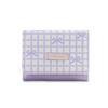 Bow Stripess ~ Cartera para Mujer, Cartera Corta Simple para Mujer 70% de descuento, Monedero Caibu de Estilo Japonés Hecho para Estudiantes