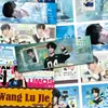 24 Piezas de Marcapáginas Lulu con el Atractivo Celebridad Wang Lujie, Postales de Material Exclusivo