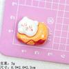 Pequeños accesorios de juego de aperitivos de animales de simulación de tarjeta, crema de gel para el cabello, pinza para taza, funda para teléfono móvil, cuerda para la cabeza, material de decoración