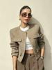 Venta al por mayor transfronteriza Amazon otoño e invierno nueva ropa de mujer estilo Chanel moda decoración de botones chaqueta de traje corta B88646