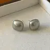 Pendientes de Cubo de Azúcar Cuadrados Rojos Ankela para Mujer, Pendientes Cuadrados Vintage de Lujo Ligero para Año Nuevo, Pendientes Rojos Versátiles, Artículo Popular de Tiktok