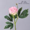 Flor artificial de peonía dinámica única, decoración del hogar de alta gama, tela de seda para boda, flor falsa de peonía de loto, venta al por mayor