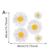 Adesivos de Janela Coloridos Eletrostáticos Transfronteiriços Estilo Girassol Flor de Cerejeira Abelha Absorção Eletrostática Doméstica Adesivos de Janela Impermeáveis Proteção Solar