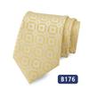 Gravata masculina casual de negócios profissional gravata de poliéster jacquard gravata listrada fabricantes de origem em estoque atacado