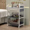 Carrito para Salón de Belleza, Carrito Pequeño para Salón de Belleza, Carrito para Equipo de Tatuaje, Carrito de Almacenamiento Móvil, Carrito de Herramientas para Salón de Peluquería